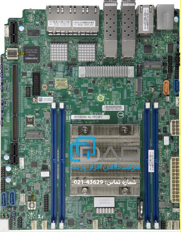  SuperMicro Motherboard GenerationX11 (X11SDW-4C-TP13F+) 
