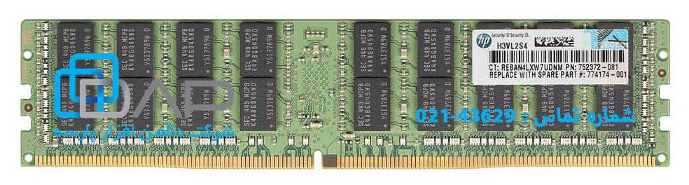  HP 32GB (1x32GB) Quad Rank x4 DDR4-2133 CAS-15-15-15 Load Reduced Memory Kit (726722-B21) 