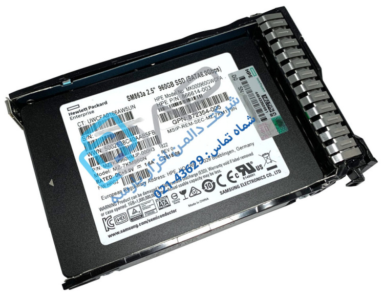 HPE 960GB SATA 6G Mixed Use SFF (2.5in) SC Digitally Signed Firmware SSD (866614-003)