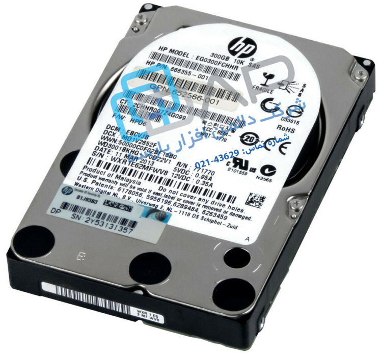 HP 300GB 6G SAS 10K rpm SFF (2.5-inch) Quick-release Dual Port Enterprise Hard Drive (666355-001)