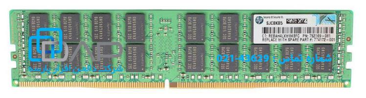HP 16GB (1x16GB) Dual Rank x4 DDR4-2133 CAS-15-15-15 Registered Memory Kit (726719-B21)