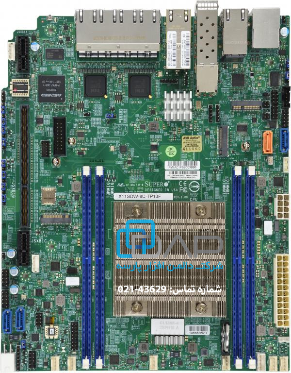  SuperMicro Motherboard GenerationX11 (X11SDW-8C-TP13F) 