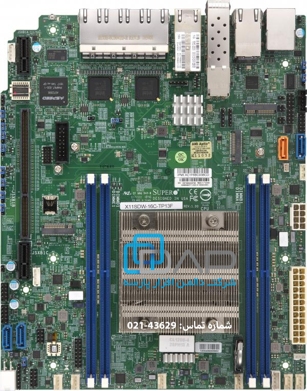  SuperMicro Motherboard GenerationX11 (X11SDW-16C-TP13F) 