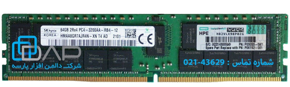  رم سرور اچ پی HPE 64GB PC4-23400 P00930-B21 