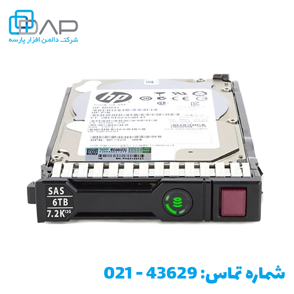 قیمت هارد سرور HP 6TB 12G SAS 512e مدل MB006000JWWQN